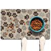 Hearda Dog & Cat Feeding Mat, Non-Slip Absorbent Quick-Dry Bowl Mat, Houndstooth F, 40 x 120 cm view 1