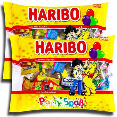 2-Pack Haribo Minis Party Fun XXL, 425 g
