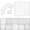 Healvian 18-Sheet French Manicure Nail Strips with Curved Tips view 1