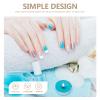 Healvian 18-Sheet French Manicure Nail Strips with Curved Tips view 4