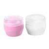 Abaodam 2-Piece Baby Powder Container Set with Plush Puffs and Handles view 1