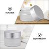 Ipetboom 8-Piece Round Glass Cosmetic Jars with Lids view 3