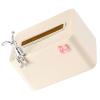 HOOTNEE Desktop Tissue Box Cover, Cute Cartoon Style with Spring-Loaded Lid view 1