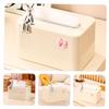 HOOTNEE Desktop Tissue Box Cover, Cute Cartoon Style with Spring-Loaded Lid view 3