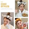 2-Pack Plush Tiger Ear Headbands for Women view 3