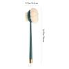 Double-Sided Shower Brush with Long Handle and Soft Bristles view 2