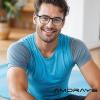 Amorays 2-Pack Progressive Multifocal Reading Glasses for Men and Women, Blue-Light Blocking, Black/Yellow, +3.00 view 4