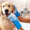 Pet Bath Gloves for Dogs and Kittens, Silicone Shampoo Brush view 3