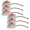 BESPORTBLE 6-Piece Plush Mouse Cat Toy view 1