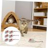 BESPORTBLE 6-Piece Plush Mouse Cat Toy view 3