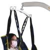 MRKU Toileting Sling for Patient Lift with Head Support, Four-Point Support view 4
