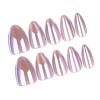 Press-On False Nails, Almond Cat-Eye Aurora French Tips view 1
