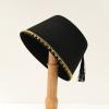 KMGDM Traditional Flat-Top Tarboosh Hat, Soft and Comfortable Ottoman Men's Headwear, Green, Diameter 19.5 cm, Height 12 cm view 4
