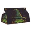 Frog Avatar Printed PU Leather Tissue Box Cover for Toilet Tank, Nightstand or Car view 1