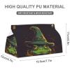 Frog Avatar Printed PU Leather Tissue Box Cover for Toilet Tank, Nightstand or Car view 3