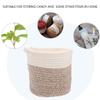 Gatuida 20 cm Braided Cotton Rope Laundry Storage Basket view 3