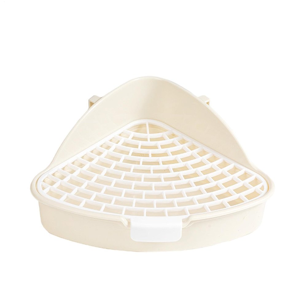 Triangular Pet Toilet for Rabbits and Small Animals