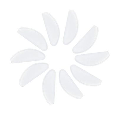 Homoyoyo 10-Piece Self-Adhesive Non-Slip Eyeglass Nose Pads, White