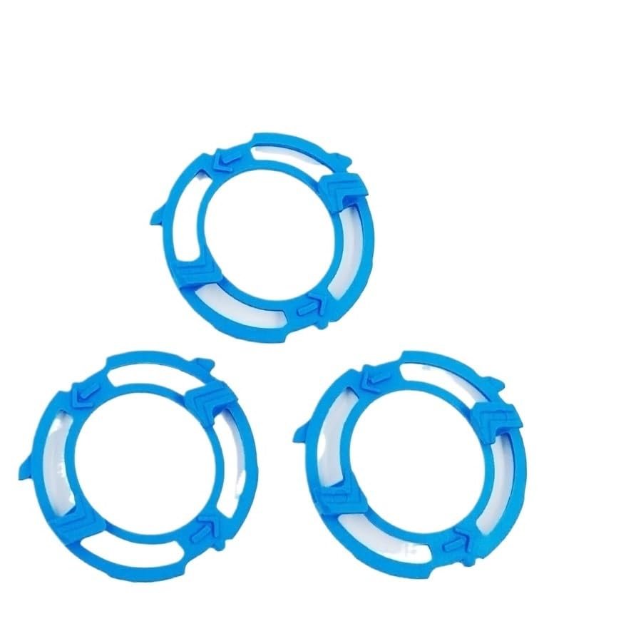 3-Piece Shaving Head Retaining Plate Compatible with Philips 5000 Series