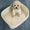 Dog Toilet Tray for Indoor and Outdoor Use with Guard Wall view 3
