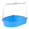 GRIRIW Creative Plastic Bird Bath for Parrots and Small Birds, Easy to Clean, Suitable for Cages view 1