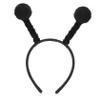 Black Insect Headband with Antennae and Wings view 1