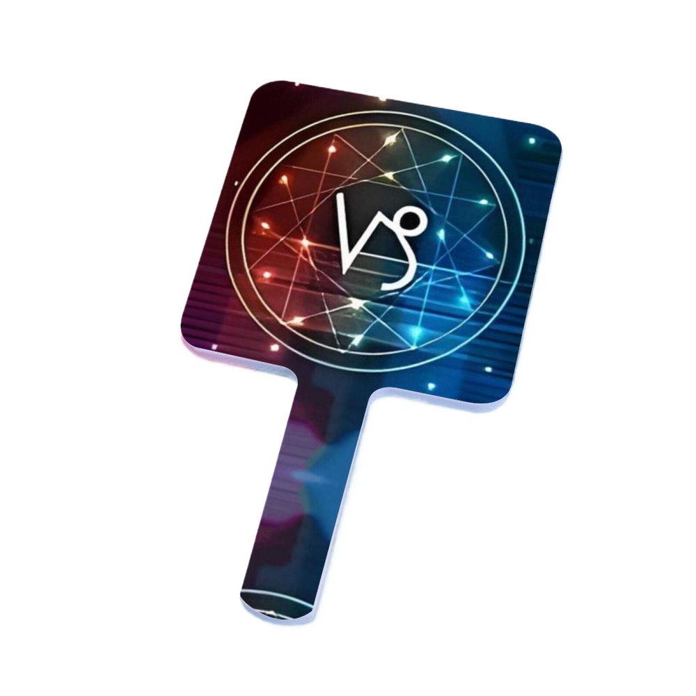 UBBVPKY Capricorn Zodiac Constellation Handheld Makeup Mirror, 12 × 22 cm