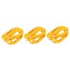 Yardwe 3-Piece Yellow Cotton Tug-of-War Rope Set view 1