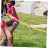 Yardwe 3-Piece Yellow Cotton Tug-of-War Rope Set view 2