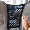 yinjieEUR 3-Layer Car Net Organizer for Rear Seat, Citroen C3 2003–2009, Dog Barrier and Pet Storage, A-Big view 1