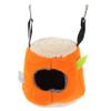 Cotton Bird Nest Guinea Pig Hammock and Parrot Hammock, Orange view 1