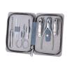 Portable 7-Piece Nail Clipper Manicure & Pedicure Set with Leather Case view 1