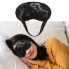 Black Labrador Sleep Mask with Adjustable Strap view 1