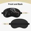 Black Labrador Sleep Mask with Adjustable Strap view 3
