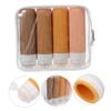 BESPORTBLE 4-Piece Silicone Travel Squeeze Tubes, Refillable, for Shampoo, Lotion, Shower Gel and More, for Travel, Camping and Outdoor Activities view 3