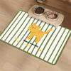 Surwin Pet Feeding Mat - Green Stripes, 30x40cm view 1