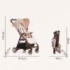 WLH Alexanders Lightweight Folding Travel Stroller, One-Button Fold, with Large Canopy view 2