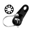 Bicycle Trailer Hitch Connector, 1 Set, Steel, Black view 1