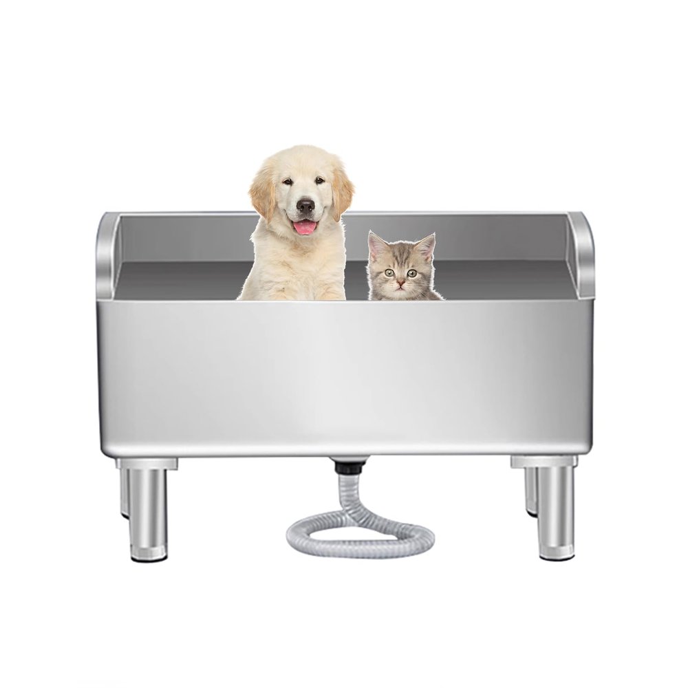 CFMAIF Stainless Steel Dog Bath for Small to Medium Dogs