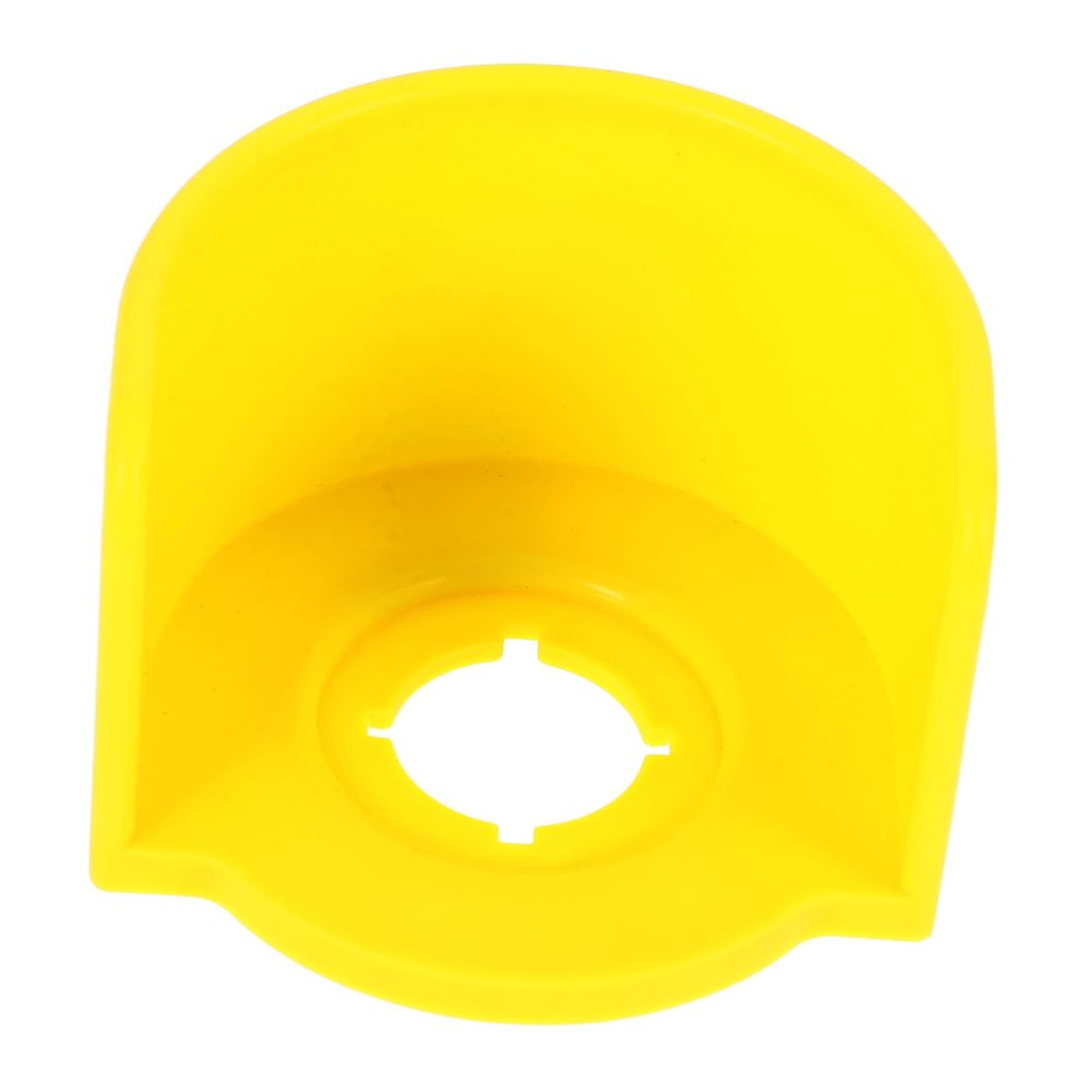 Yellow Emergency Stop Button Cover, Durable Plastic