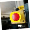 Yellow Emergency Stop Button Cover, Durable Plastic view 3