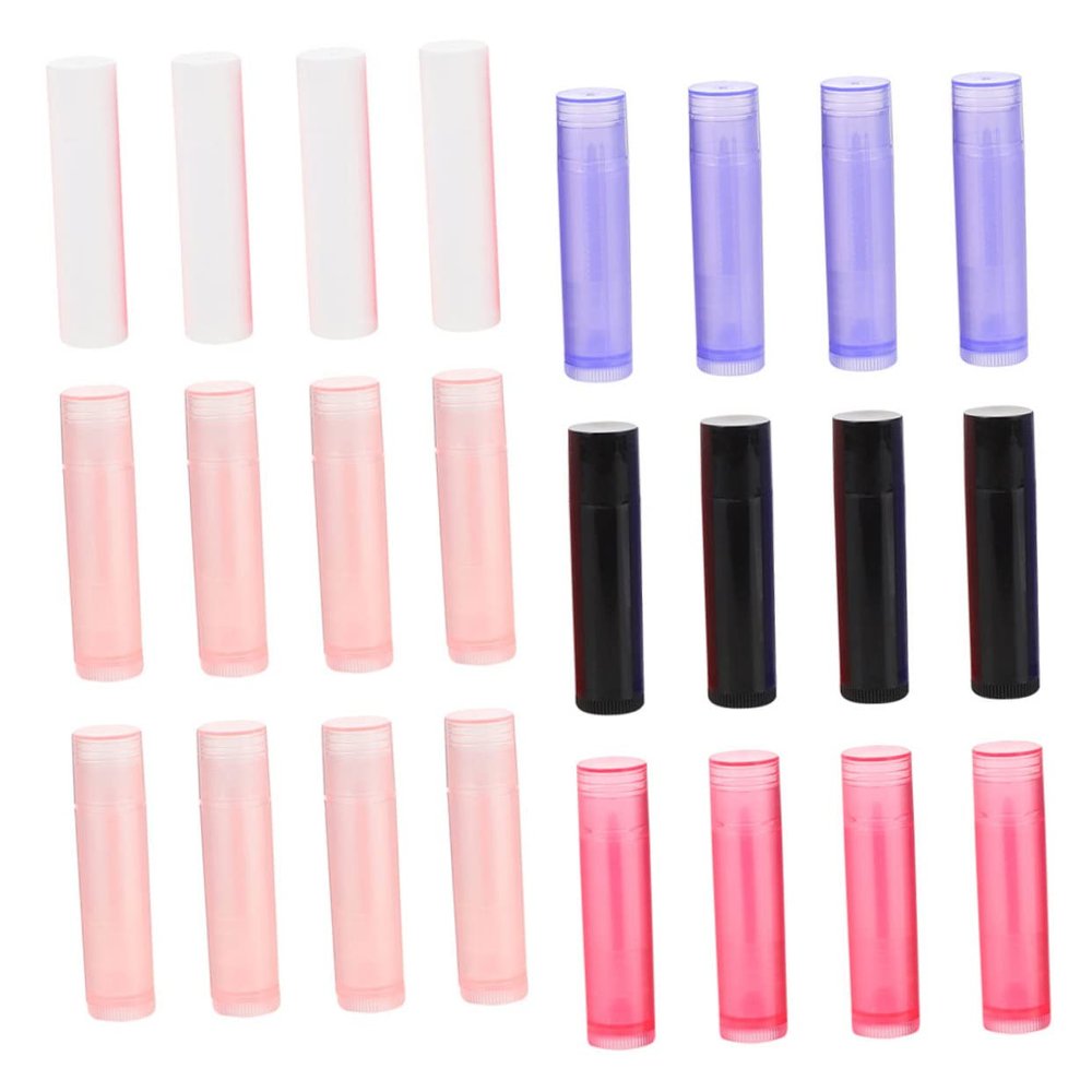 minkissy 40-Piece DIY Lip Balm Tubes and Lip Gloss Containers