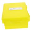 CAXUSD Portable Plastic Thermometer Disinfection Box, Yellow view 1