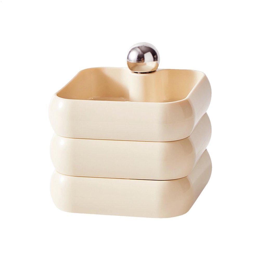 Uonguon Desk Jewelry Organizer, 360° Rotating Storage Box