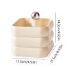 Uonguon Desk Jewelry Organizer, 360° Rotating Storage Box view 2