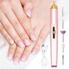 Electric Nail Art Drill Machine, Portable Manicure Tool, Adjustable Speed, 7.09 in view 3