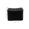 Silicone Neck Support for Shampoo Basin, Black, Ergonomic view 2