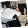 Silicone Neck Support for Shampoo Basin, Black, Ergonomic view 4