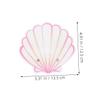Beavorty 2-Piece Acrylic Shell-Shaped Eyelash Extension Tray Set view 2
