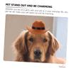 GRIRIW Dog Hat - Decorative Cowboy Hat for Pets view 3